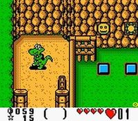 une photo d'Ã©cran de Croc 2 sur Nintendo Game Boy Color